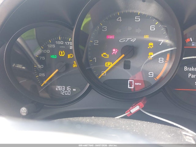 WP0AC2A89GK197633 Porsche Cayman Gt4