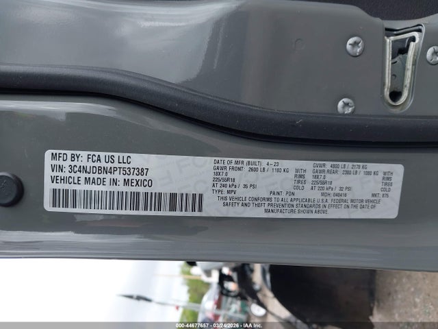 2023 JEEP COMPASS 3C4NJDBN4PT537387 Photo 8