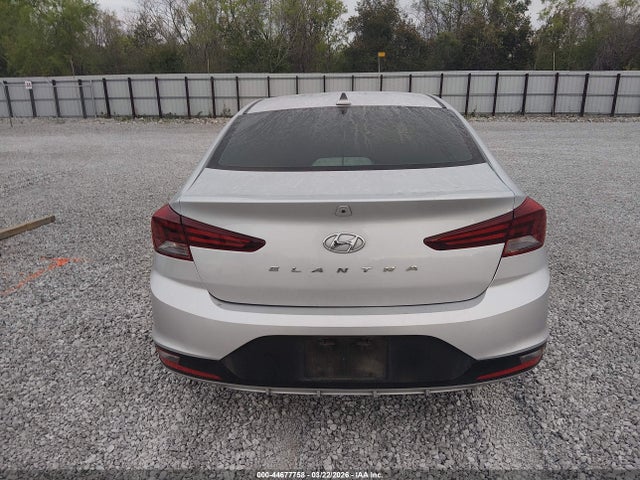 2019 Hyundai Elantra Sel მანქანა იყიდება აუქციონზე, vin: 5NPD84LF5KH463288, აუქციონის ნომერი: 44677758