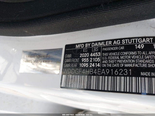 Aukcja sprzedaży 2014 Mercedes-benz C 250 Luxury, vin: WDDGF4HB4EA916231, numer aukcji: 44677822