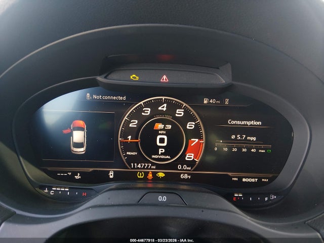 Aukcja sprzedaży 2018 Audi S3 2.0t Premium Plus, vin: WAUB1GFF1J1006330, numer aukcji: 44677918