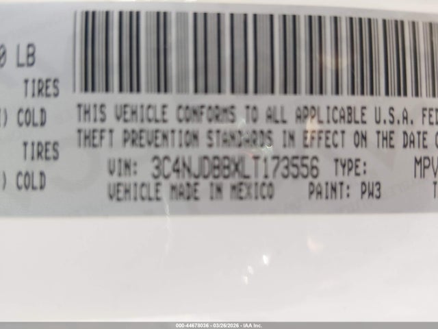 2020 JEEP COMPASS 3C4NJDBBXLT173556 Photo 8