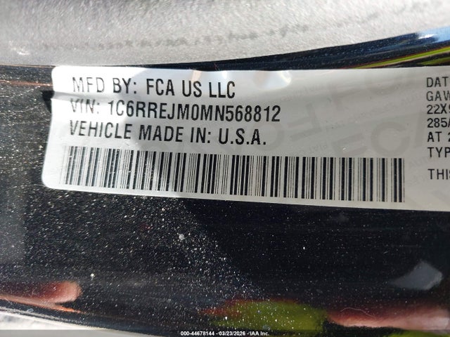RAM 1500 2021 1C6RREJM0MN568812 Image 9