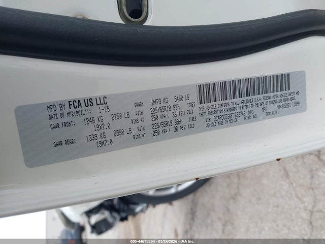 Aukcja sprzedaży 2015 Dodge Journey R/t, vin: 3C4PDCEG6FT632748, numer aukcji: 44678394