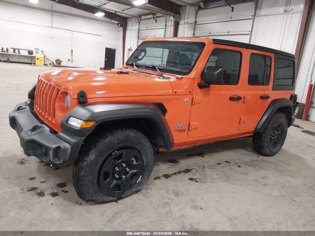 44678445 :رقم المزاد ، 1C4HJXDN2JW229387 vin ، 2018 Jeep Wrangler Unlimited Sport 4x4 مزاد بيع