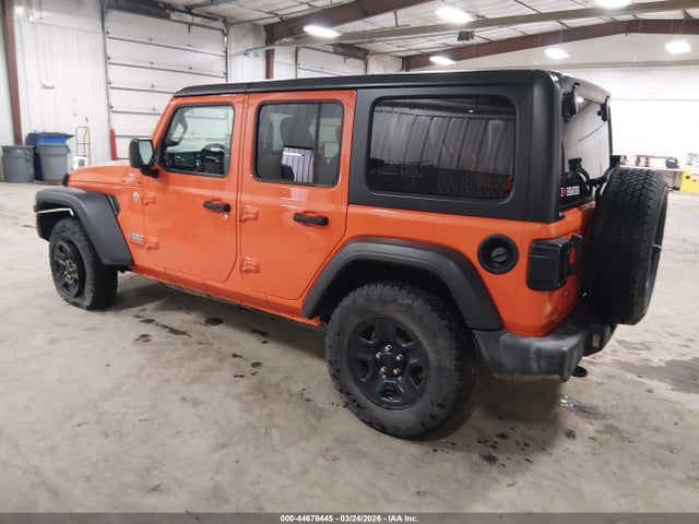 44678445 :رقم المزاد ، 1C4HJXDN2JW229387 vin ، 2018 Jeep Wrangler Unlimited Sport 4x4 مزاد بيع