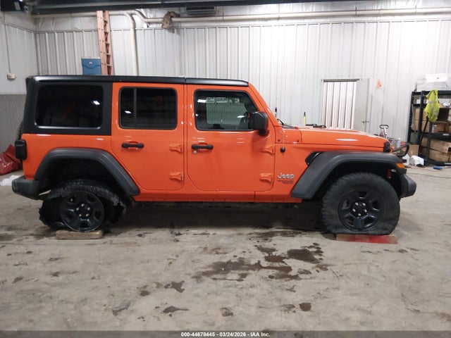 44678445 :رقم المزاد ، 1C4HJXDN2JW229387 vin ، 2018 Jeep Wrangler Unlimited Sport 4x4 مزاد بيع