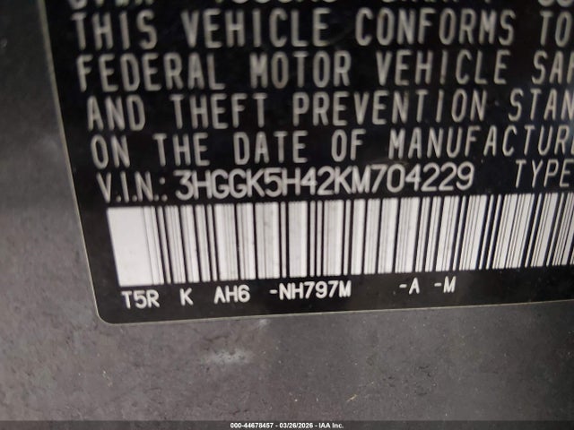 2019 HONDA FIT 3HGGK5H42KM704229 Photo 8