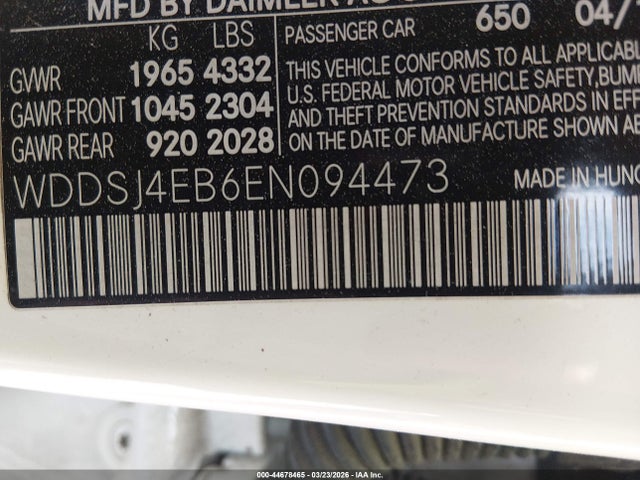 2014 MERCEDES-BENZ CLA 250 WDDSJ4EB6EN094473 Photo 8