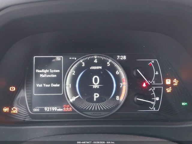 44678477 :رقم المزاد ، JTHP3JBHXL2021301 vin ، 2020 Lexus Ux 200 مزاد بيع