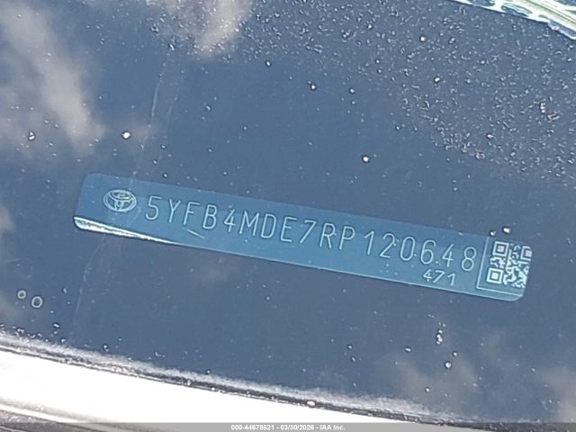 Toyota COROLLA LE 2024 5YFB4MDE7RP120648 Image 9