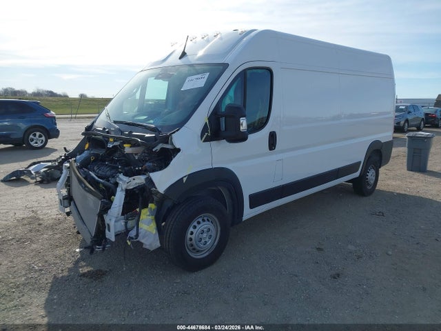 44678684 :رقم المزاد ، 3C6LRVDG9SE554906 vin ، 2025 Ram Promaster 2500 Tradesman High Roof 159 Wb W/pass Seat مزاد بيع