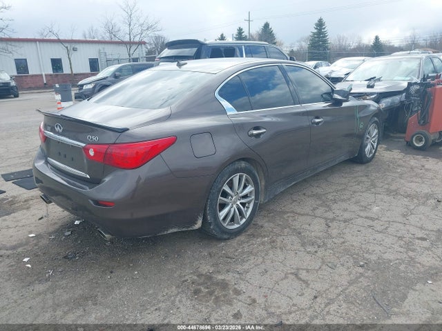 44678696 :رقم المزاد ، JN1BV7AR6FM390008 vin ، 2015 Infiniti Q50 Premium/sport مزاد بيع