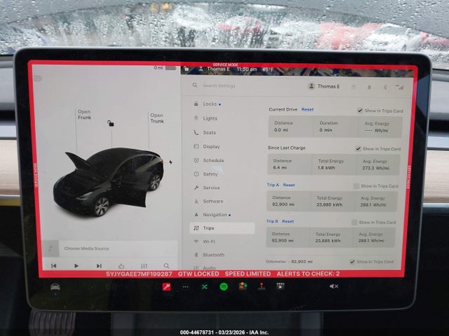 2021 TESLA MODEL Y 5YJYGAEE7MF199287 Photo 6