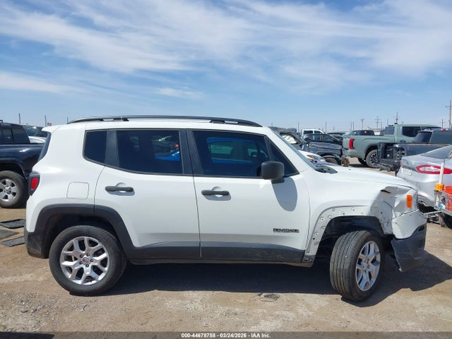 2018 Jeep Renegade Sport 4x4 მანქანა იყიდება აუქციონზე, vin: ZACCJBAB8JPJ52686, აუქციონის ნომერი: 44678758