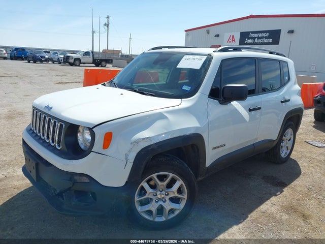 2018 Jeep Renegade Sport 4x4 მანქანა იყიდება აუქციონზე, vin: ZACCJBAB8JPJ52686, აუქციონის ნომერი: 44678758