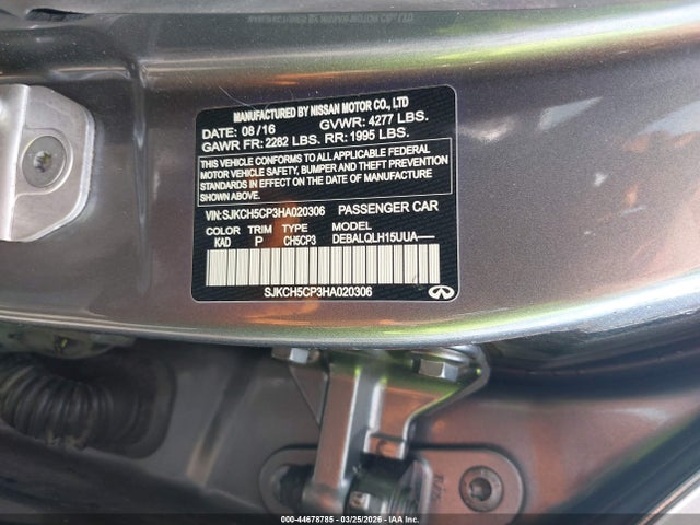 2017 INFINITI QX30 SJKCH5CP3HA020306 Photo 8