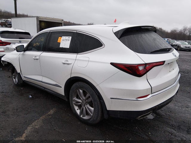 Aukcja sprzedaży 2022 Acura Mdx Standard, vin: 5J8YE1H34NL027475, numer aukcji: 44678938