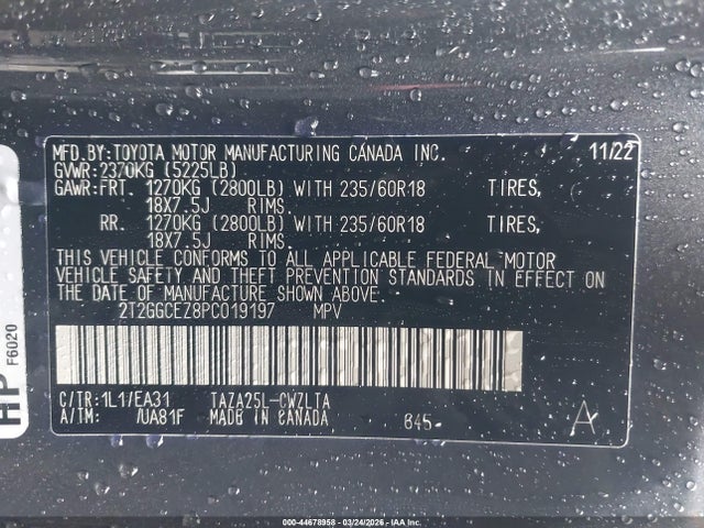 2023 Lexus Nx 350 Premium მანქანა იყიდება აუქციონზე, vin: 2T2GGCEZ8PC019197, აუქციონის ნომერი: 44678958