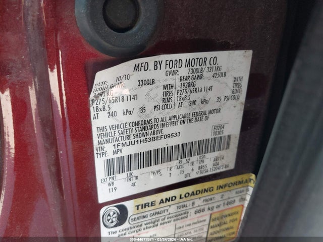 2011 FORD EXPEDITION 1FMJU1H53BEF09533 Photo 8