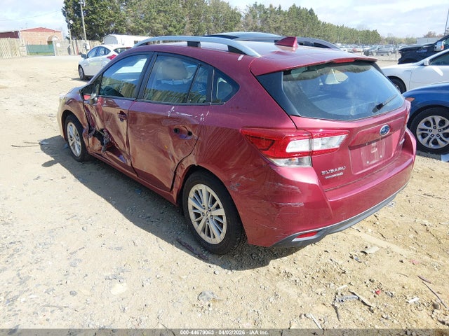 Aukcja sprzedaży 2018 Subaru Impreza 2.0i Premium, vin: 4S3GTAD64J3725935, numer aukcji: 44679063