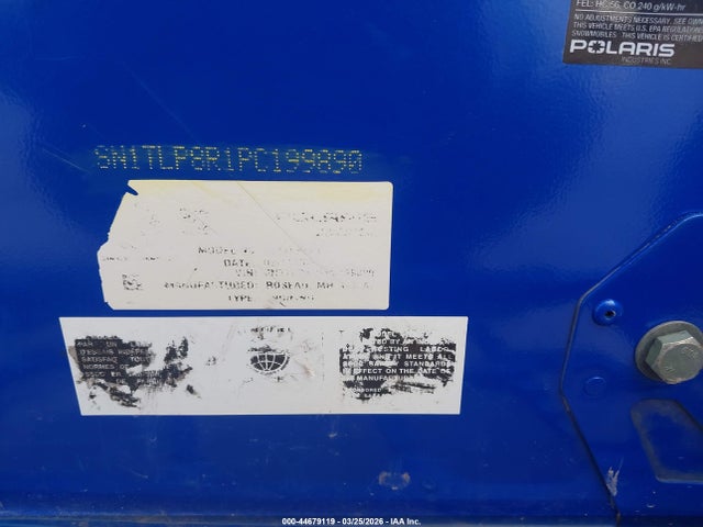 SN1TLP8R1PC199890 Polaris Switchback 850