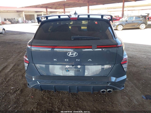 2024 Hyundai Kona N Line მანქანა იყიდება აუქციონზე, vin: KM8HACA39RU024826, აუქციონის ნომერი: 44679146