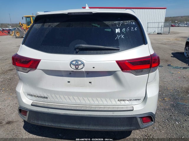 2019 Toyota Highlander Limited Platinum მანქანა იყიდება აუქციონზე, vin: 5TDDZRFH5KS948211, აუქციონის ნომერი: 44679215