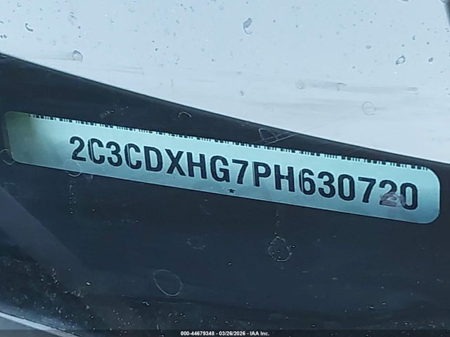 Продажа на аукционе авто 2023 Dodge Charger Gt, vin: 2C3CDXHG7PH630720, номер лота: 44679348