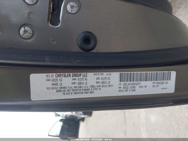 2010 DODGE CHALLENGER 2B3CJ4DV3AH232727 Photo 8