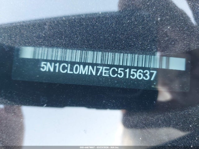 Aukcja sprzedaży 2014 Infiniti Qx60 Hybrid, vin: 5N1CL0MN7EC515637, numer aukcji: 44679687