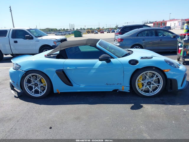 WP0CE2A85SK237475 Porsche 718 Spyder Rs