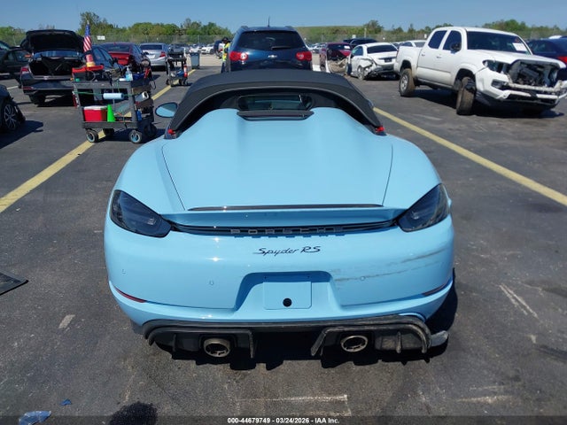 WP0CE2A85SK237475 Porsche 718 Spyder Rs