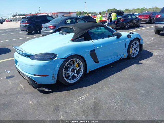 WP0CE2A85SK237475 Porsche 718 Spyder Rs