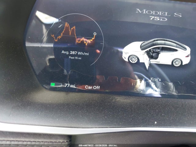 44679822 :رقم المزاد ، 5YJSA1E23HF177936 vin ، 2017 Tesla Model S 100d/60d/75d/90d/p100d مزاد بيع