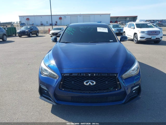 JN1FV7AR1LM660274 Infiniti Q50 Red Sport 400 Awd