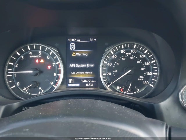 JN1FV7AR1LM660274 Infiniti Q50 Red Sport 400 Awd