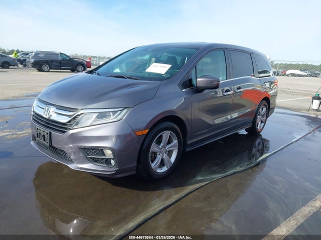 2018 Honda Odyssey Ex-l მანქანა იყიდება აუქციონზე, vin: 5FNRL6H72JB083453, აუქციონის ნომერი: 44679984