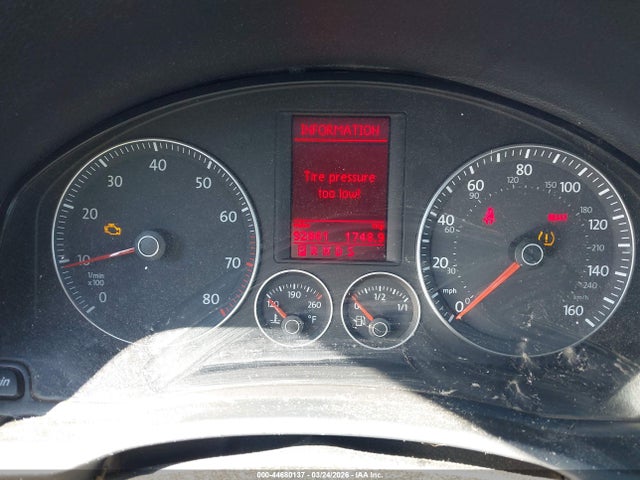 2007 Volkswagen Eos 2.0t მანქანა იყიდება აუქციონზე, vin: WVWFA71F27V048678, აუქციონის ნომერი: 44680137