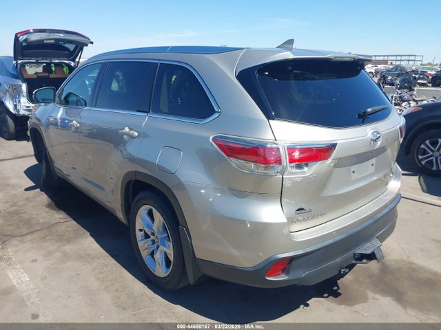 5TDDKRFH2GS323437 Toyota Highlander Limited Platinum V6