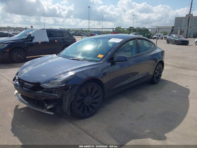 2022 Tesla Model 3 Performance Dual Motor All-wheel Drive მანქანა იყიდება აუქციონზე, vin: 5YJ3E1EC9NF275642, აუქციონის ნომერი: 44680170
