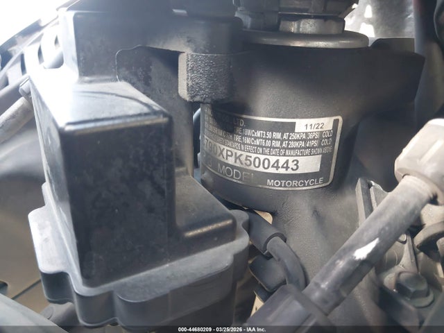 44680209 :رقم المزاد ، JH2SC790XPK500443 vin ، 2023 Honda Gl1800 مزاد بيع