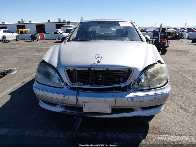 2001 Mercedes-benz S 500 მანქანა იყიდება აუქციონზე, vin: WDBNG75J51A160977, აუქციონის ნომერი: 44680226