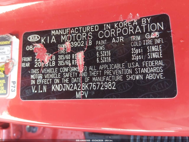 Aukcja sprzedaży 2019 Kia Soul, vin: KNDJN2A28K7672982, numer aukcji: 44680308