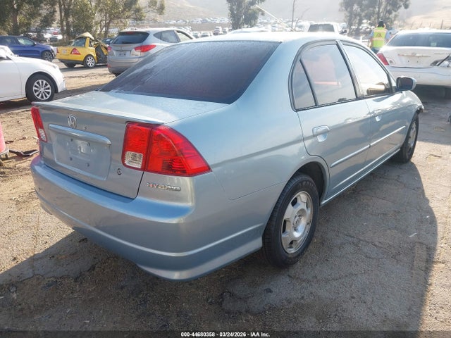 Продаж на аукціоні авто 2004 Honda Civic Hybrid, vin: JHMES96644S000432, номер лоту: 44680358