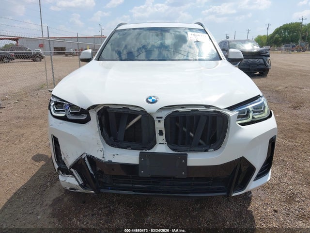 2022 Bmw X3 Sdrive30i მანქანა იყიდება აუქციონზე, vin: WBX47DP0XNN166002, აუქციონის ნომერი: 44680473