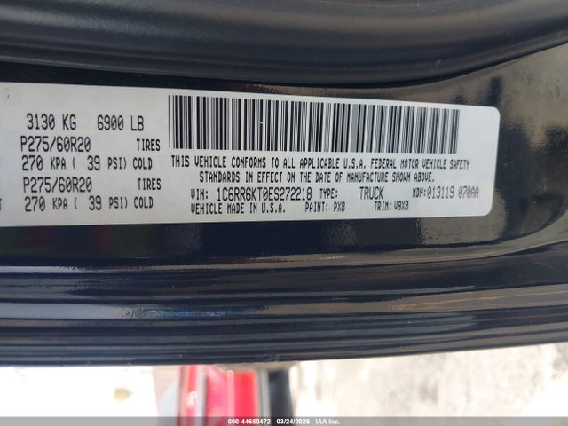 RAM 1500 Express 2014 1C6RR6KT0ES272218 Image 9
