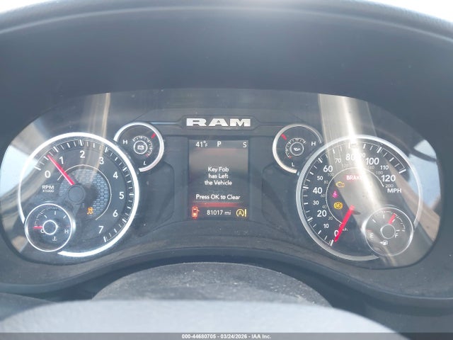 44680705 :رقم المزاد ، 1C6RRFBG5NN340496 vin ، 2022 Ram 1500 Big Horn  4x4 6'4 Box مزاد بيع