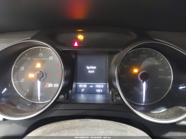44680789 :رقم المزاد ، WAUVGAFHXBN017783 vin ، 2011 Audi S5 3.0 Premium Plus مزاد بيع