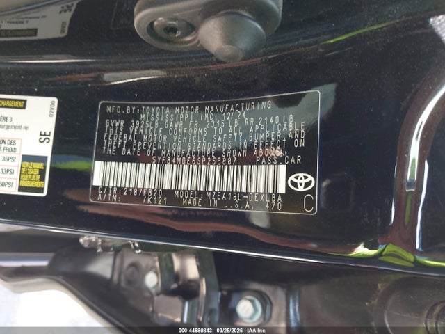 Aukcja sprzedaży 2025 Toyota Corolla Le, vin: 5YFB4MDE6SP256887, numer aukcji: 44680843